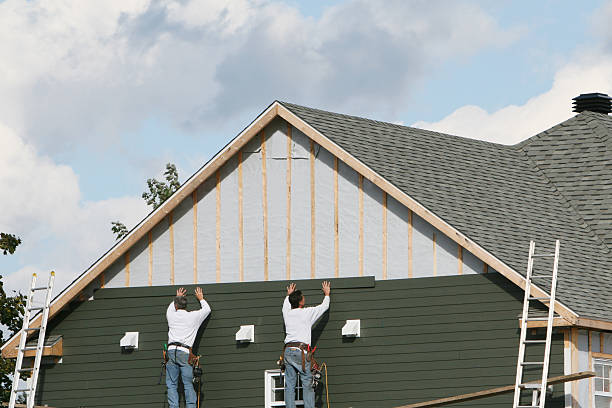 Professional Siding Contractor technician working in Lawsonville, NC